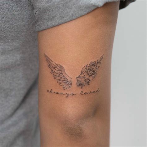 angel wings tattoo female.